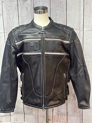 Harley Davidson Men S.W.A.T. HDMC Black Leather Jacket XL Harley Davidson Men S.W.A.T. HDMC Black Leather Jacket XL