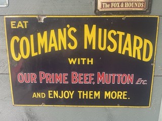 Coleman’s Enamel Sign
