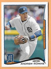 ANDREW ROMINE DETROIT TIGERS US155 - TOPPS UPDATE NM-MT 2014