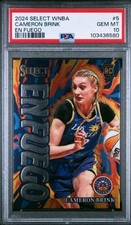2024 Panini Select Wnba En Fuego #5 Cameron Brink RC PSA 10 8A