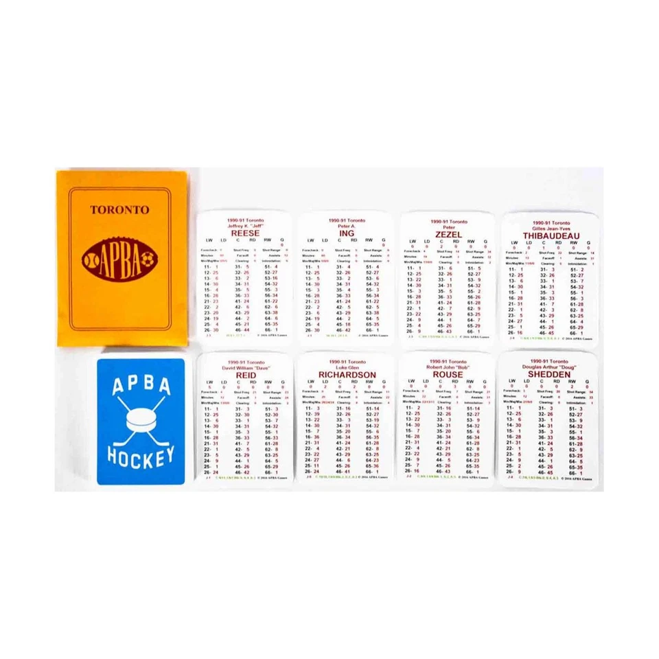 APBA APBA Hockey Card Sets Hockey (Complete Season Cards 1990-91) Bag NM - Image 2 of 2