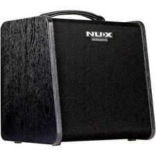 NUX Stageman II AC-60 60W Acoustic Guitar Amp With Drum Loop and Bluetooth Black