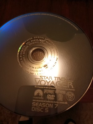 STAR TREK VOYAGER SEAS7 DISC5 DVD DISC ONLY USED TESTED FREESHIP NOTRACKING