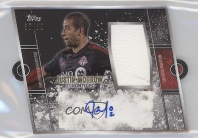 2015 Topps Apex Match Day Die-Cut Relics 35/35 Justin Morrow #MDAR-JMO Auto 0o9