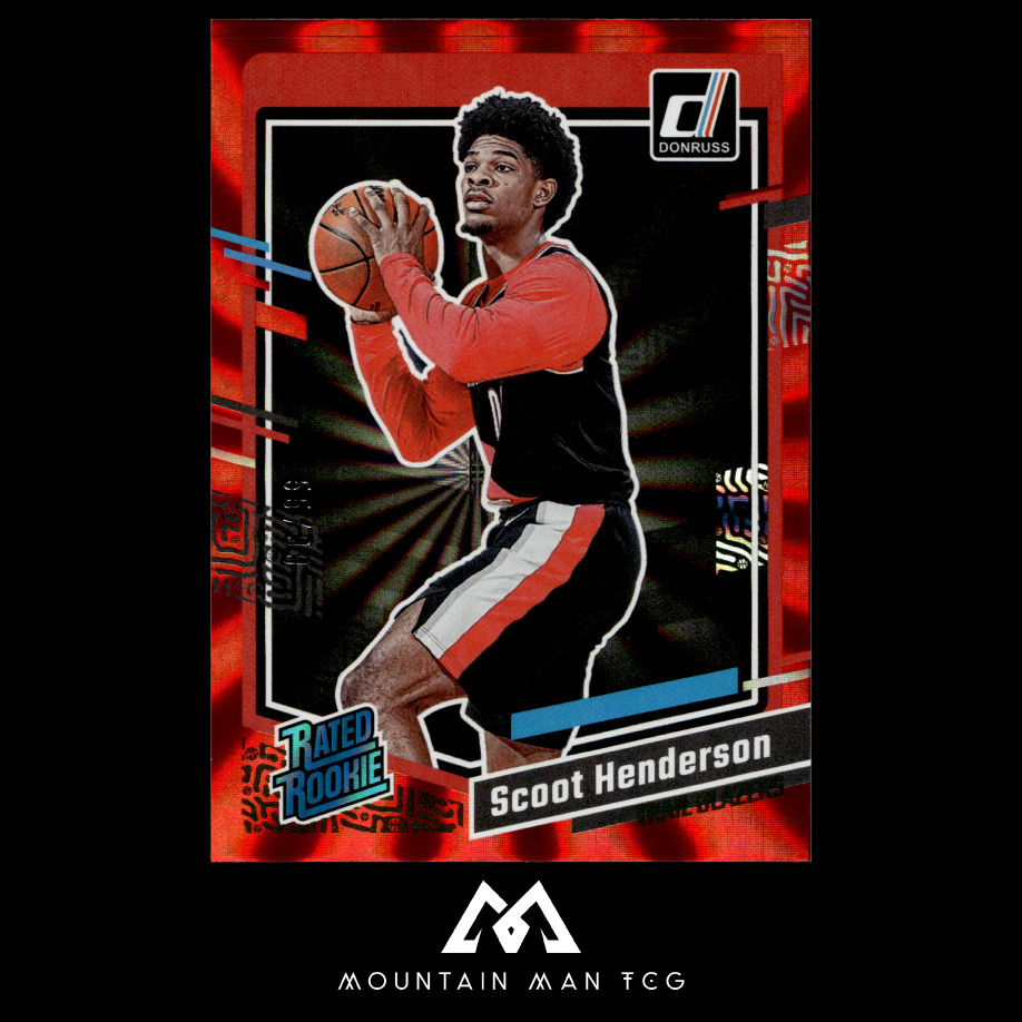 2023-24 Donruss #250 Scoot Henderson Red Laser Holo #/99