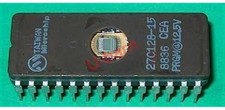   DIP-28,128K (16K x 8)   EPROM, 27C128-15 *wq