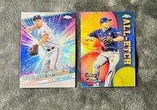 Corey Seager 2024 Topps Stars of MLB Chrome Refractor & All-Etch SSP Refractor