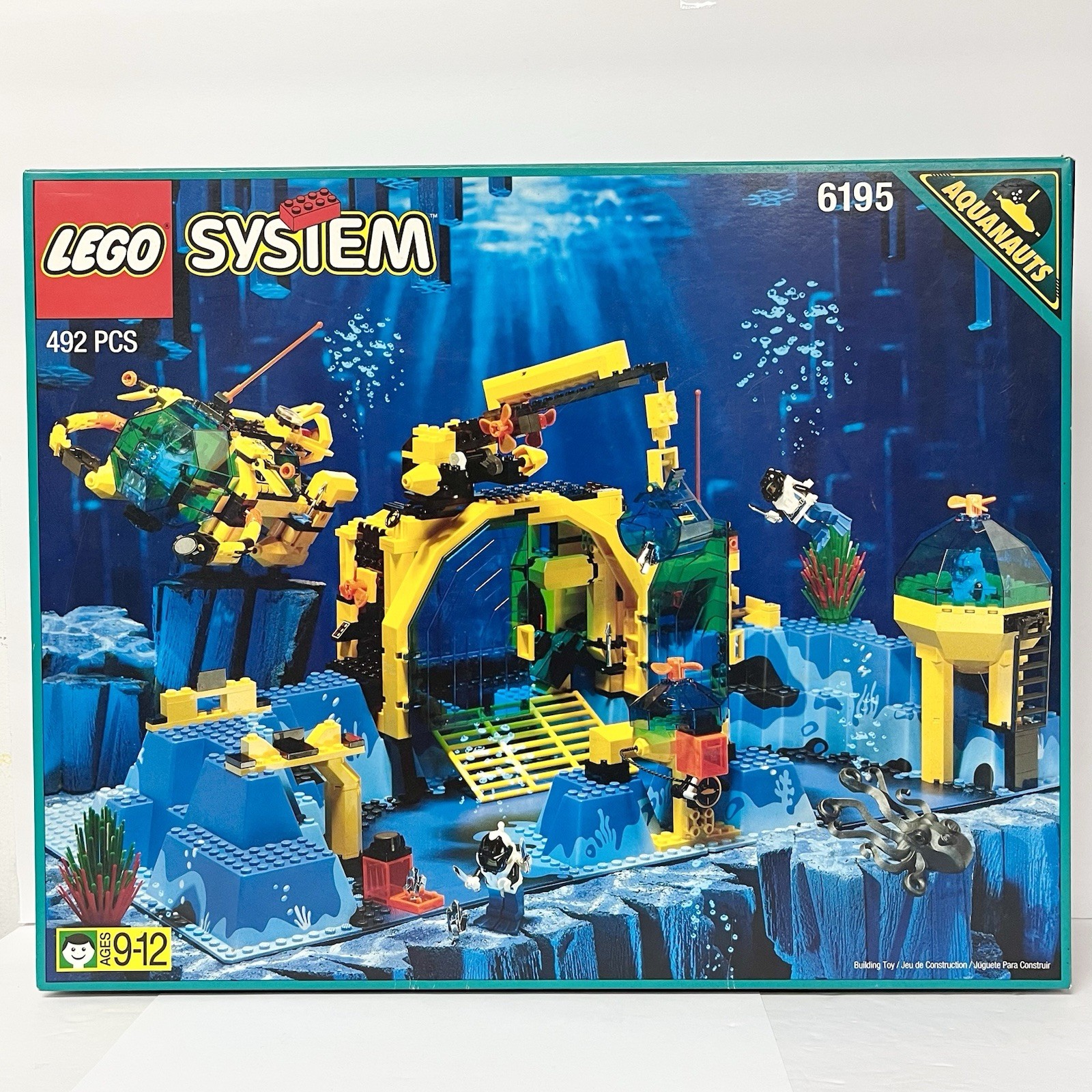 New Sealed RARE LEGO Aquazone: Neptune Discovery Lab (6195) 1995
