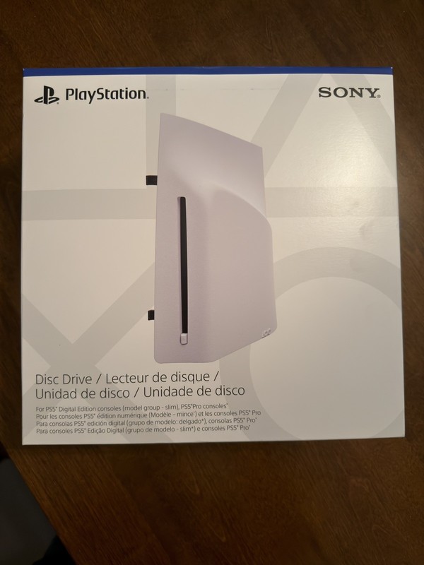 PlayStation Disk Drive CFI-ZDD1 for PS5 Slim & PS5 Pro (New & Sealed)