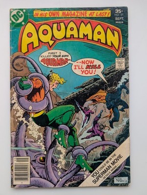 Aquaman 57 Black Manta Cover Bronze Age DC  1977