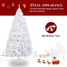 7ft Artificial Pine Christmas Tree Xmas Indoor Outdoor Holiday Decor 950 Branch