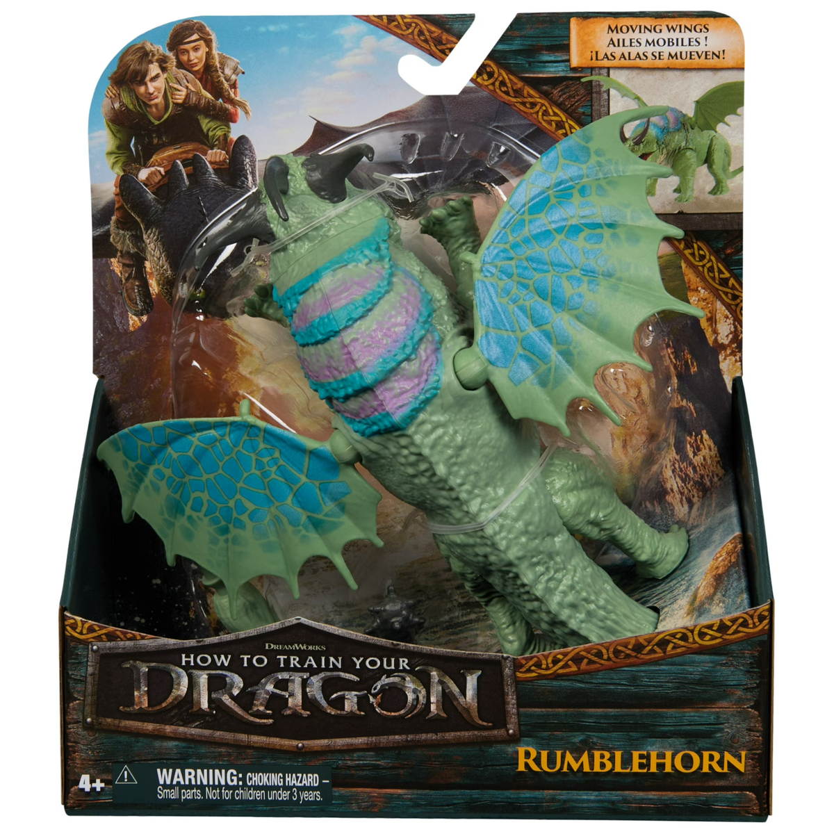 DreamWorks Dragons Rumblehorn 7.5 Inch Action Figure HTTYD New Toy