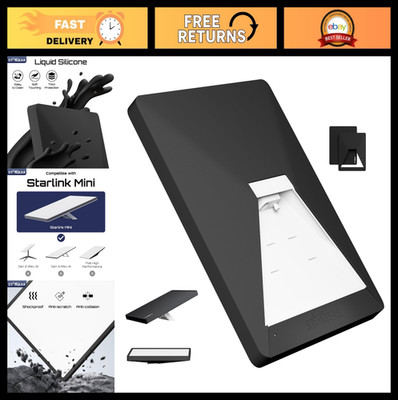 Mini Protective Cover for Satellite Dish - Liquid Silicone Case with Black Stick