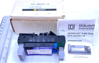 Square D 8 Bit Analog 0-10V DC Output Module SPX-AOUT81-10 NIB
