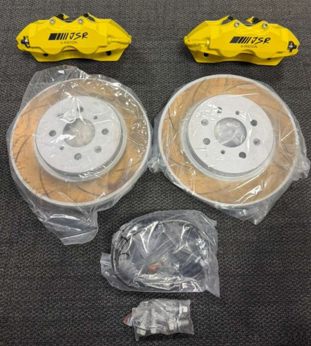 Brake Kit 11" Spindle For Spoon Front Slotted Rotor Caliper Honda Acura BBK
