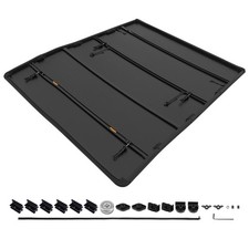 4-fold Tonneau Cover For Toyota Tundra Crew Max Bed 5.5ft 2007-2021 Waterproof