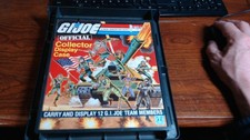 1982 GI JOE Official Collector DISPLAY Carrying CASE Holds 12 Action Figures