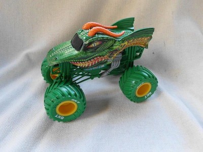 MONSTER JAM ~ SINGLE GREEN TRUCK VEHICLE BKT