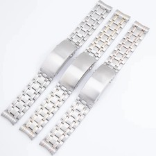 316L Steel Bracelet for Omega Seamaster 300 20mm Silver Push Clasp Band Deluxe