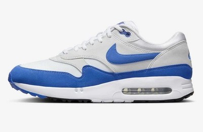 Nike Air Max 1 OG 86 Golf White Blue Golfing Shoes DV1403-115 Men
