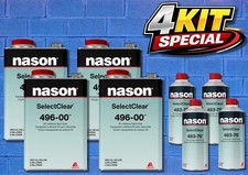 Nason Axalta 496-00 Clear Coat Kit With 483-78 Mid Temp Activator 41 4 Kits Nason Axalta 496-00 Clear Coat Kit With 483-78 Mid Temp Activator 41 4 Kits