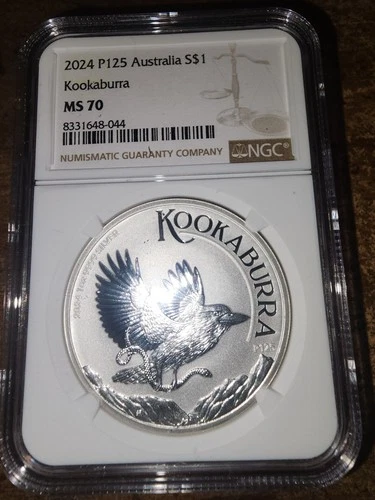 2024 P 125 Australia Kookaburra NGC MS70 125th anniversary of Perth Mint Privy