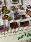 Collection of 16 Vintage Military Veteran & Patriotic Pins — photo 6