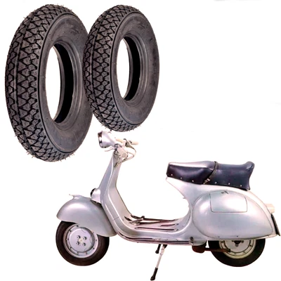 COPPIA GOMME 300 10 3.00 10 MICHELIN S83 VESPA 50 SPECIAL PK 50 80 DOT2022