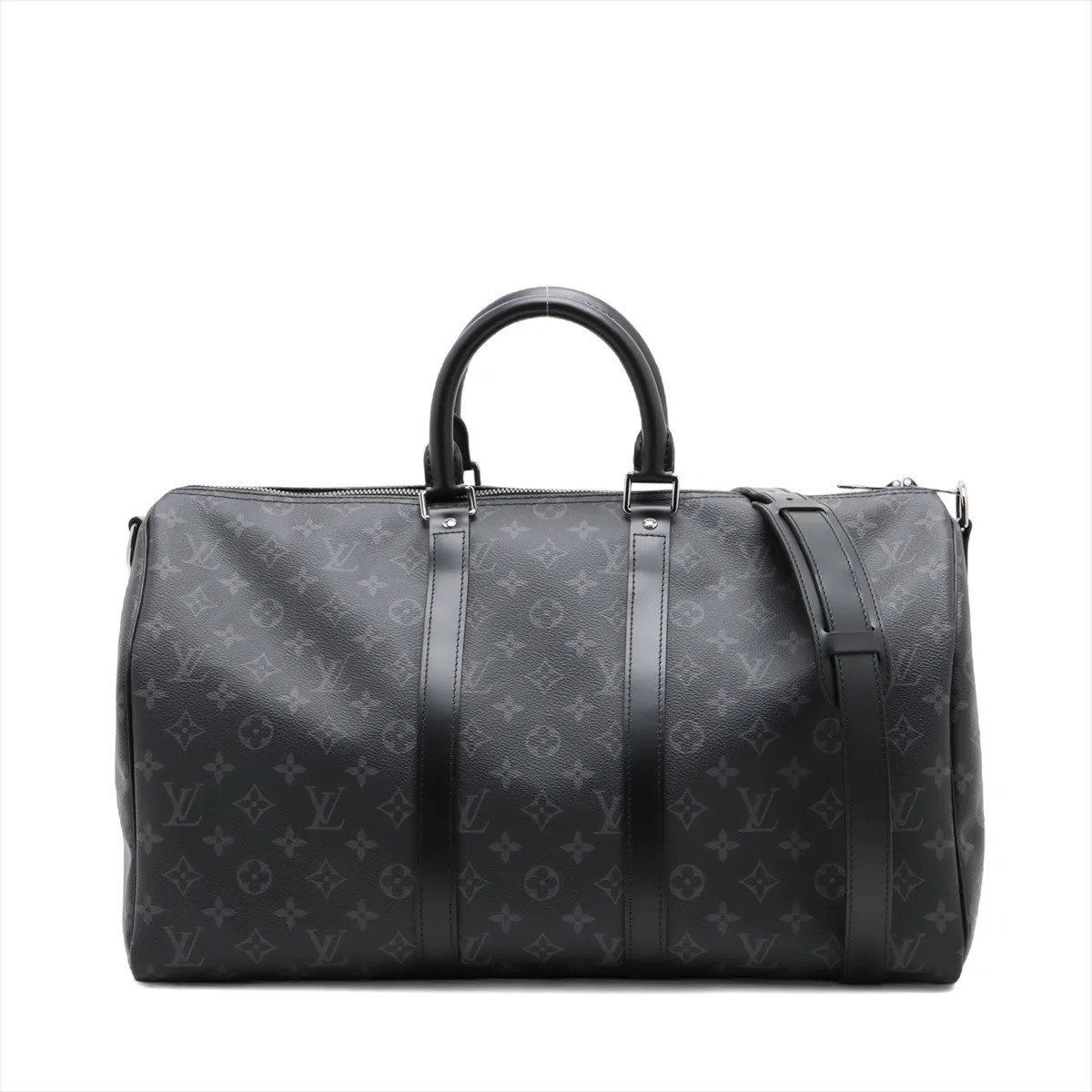 Louis Vuitton Monogram Eclipse Keepall Bandrière … - image 1