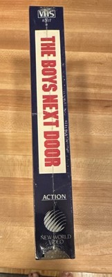 Rare VHS Sealed The Boys Next Door 1985 NEW WORLD VIDEO Charlie