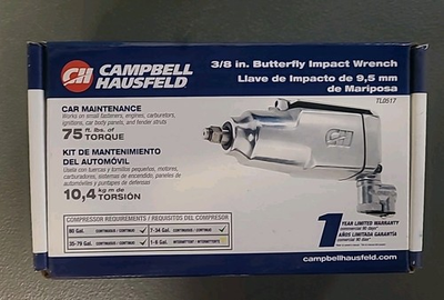 #ad Campbell Hausfeld 3 8quot; Butterfly Impact Wrench TL0517 $52.00