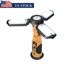 600 Lumen LED Work Light with Home Car Chargers USB Power Handle Portable New