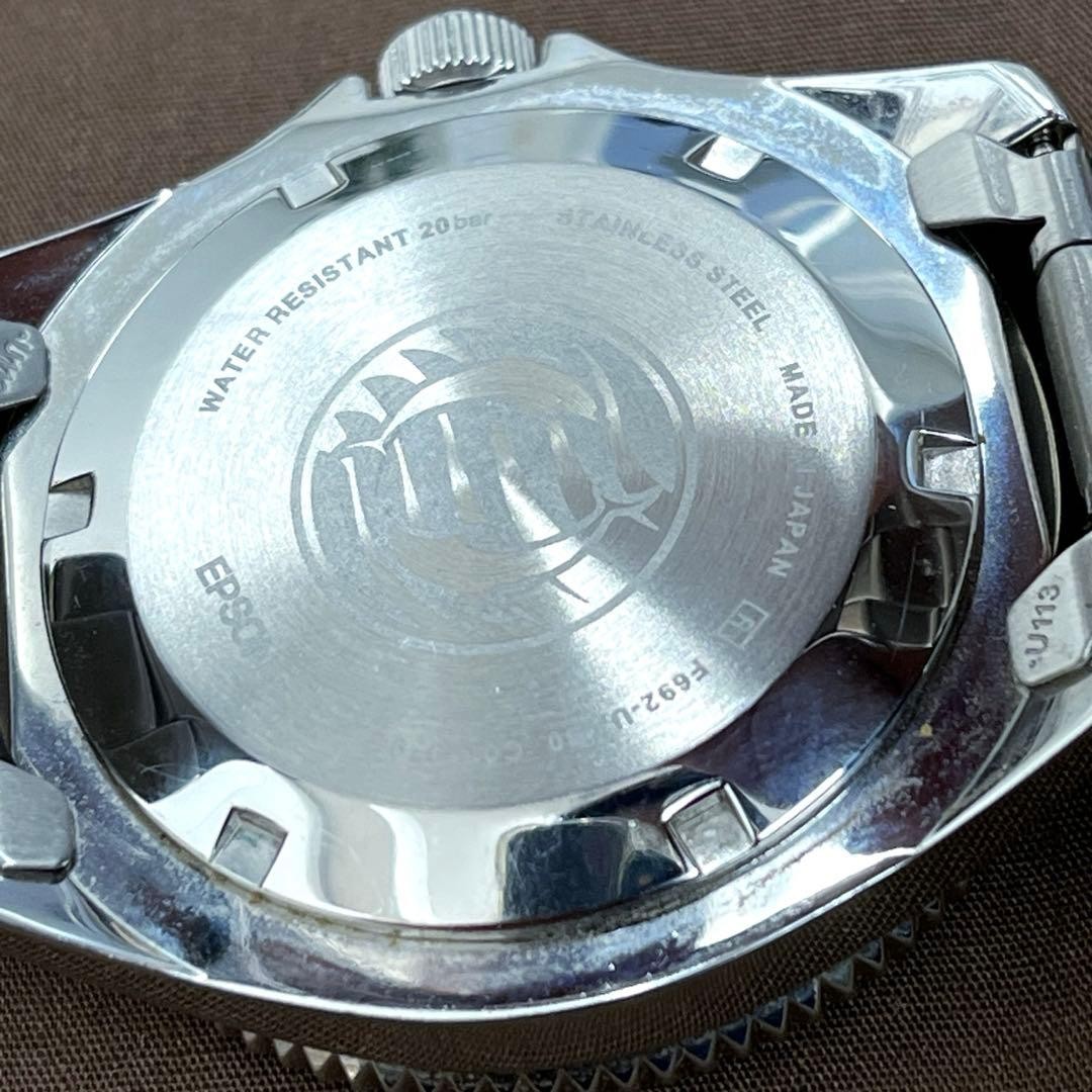 Excellent condition ORIENT automatic watch blue J… - image 11