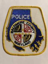 Baltimore County, MD                   Police Department Patch