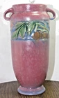 Vintage Roseville Pottery Pink Baneda 7.25" 2-Handle Vase