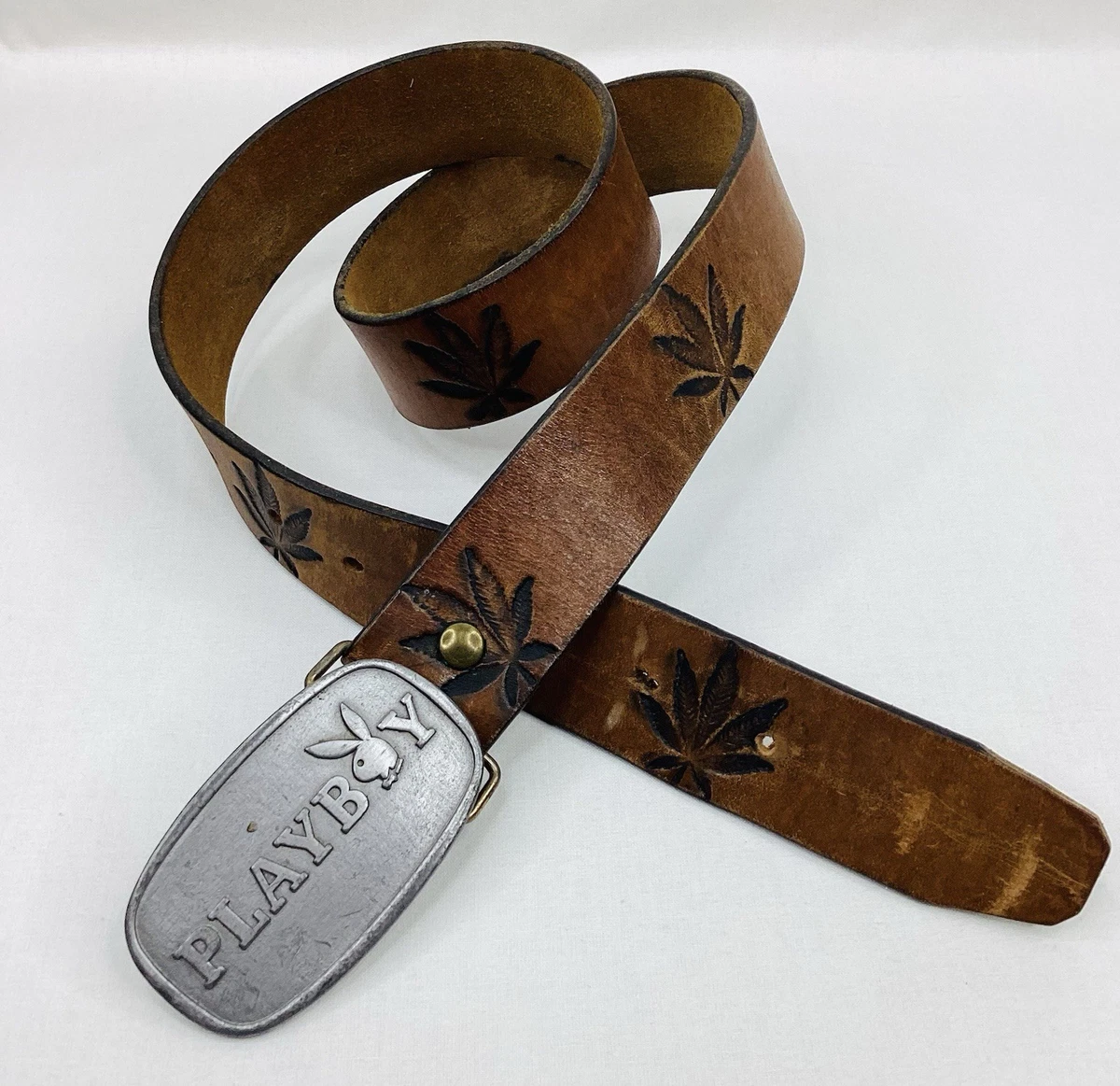 Playboy Leather Belts for Men for sale | eBay