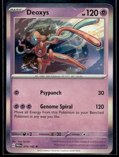 Deoxys 074/182 Rare Paradox Rift Pokemon Holo Lightly Played