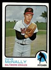 1973 Topps Baseball Dave McNally #600 VG - VG/EX Baltimore Orioles High #