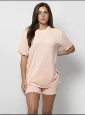 Comfrt Cloud Lounge Tee Peach small