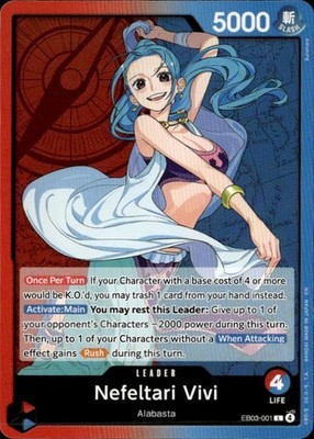 Nefeltari Vivi (001) L EB-03 Extra Booster: One Piece Heroines Edition EB03-001
