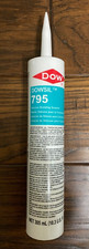  4 Tubes  Dowsil Dow 795 Cartridge Sealant GRAY 10.3oz  Aug. 2022 