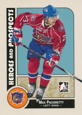 2008-09 ITG Heroes & Prospects #26 MAX PACIORETTY - Hamilton Bulldogs