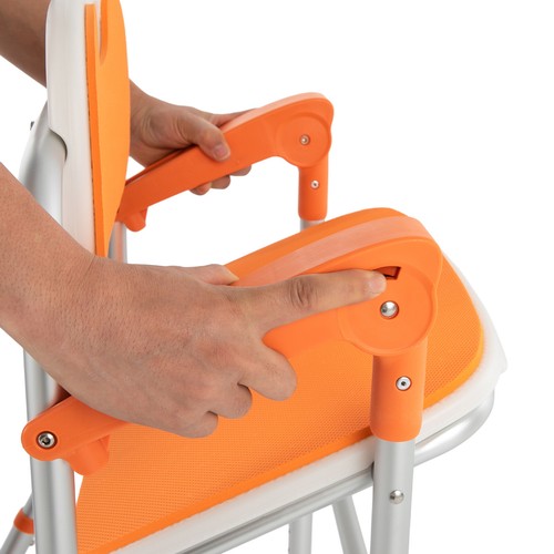 Silla de ducha plegable para personas mayores asiento de ducha silla de baño plegable resistente - Imagen 19 de 20
