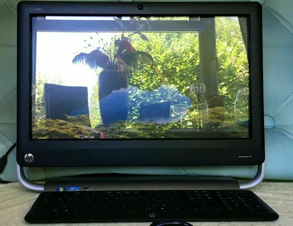 HP 22 TouchSmart 520 22" AIO TouchScreen Dual Core 8GB RAM 120GB SSD WIN 11 - Image 3 of 4