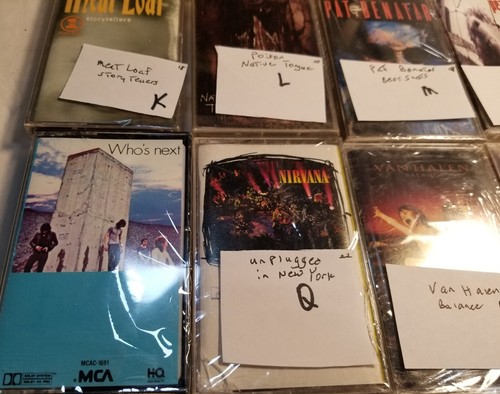 Cassette Tape ALL SEALED Collective Soul Pat Benatar Nirvana Pearl Jam Halen #5 - Picture 5 of 25