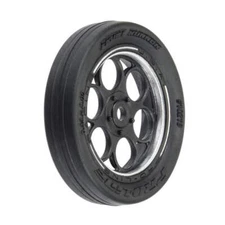 Pro-line 1/16 Front Runner Front Tires MTD 8mm Black/Silver (2) : Mini Drag