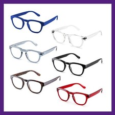 FIVE BOLD COLOR CHOICES Full-rim Nannini Italian Paris  Reading Glasses