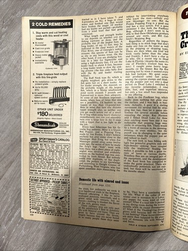 Field And Stream Magazine September 1975 Vintage - Picture 11 of 13