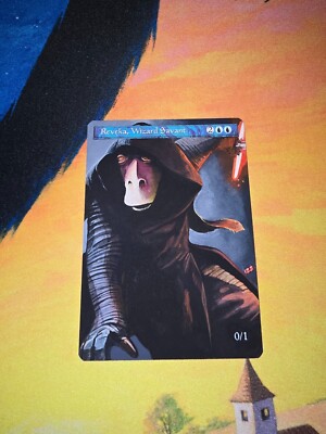 MTG ALTERED 1X Reveka, Wizard Savant magic the gathering hand painted SW JAR JAR