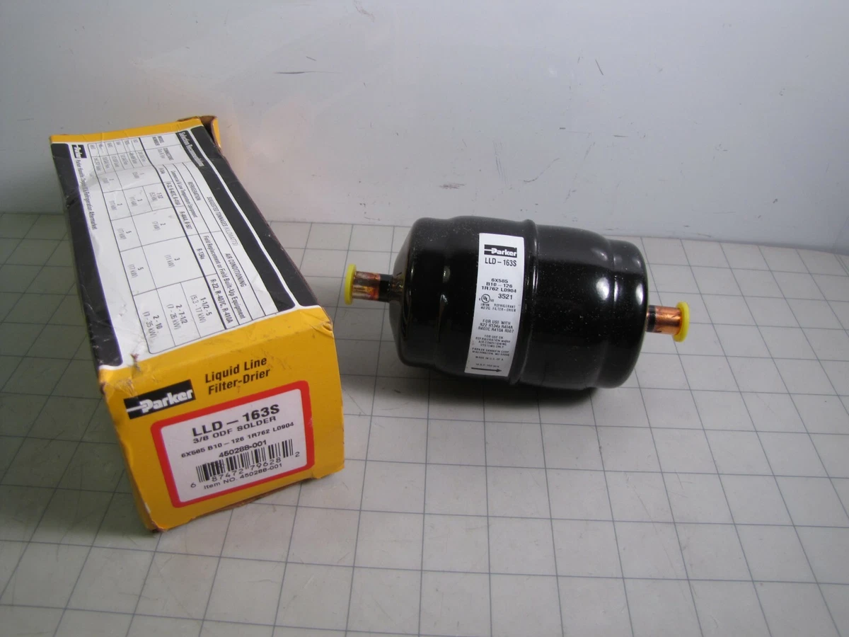 Parker LLD-163S / 450288-001 Liquid Line Filter Drier 3/8
